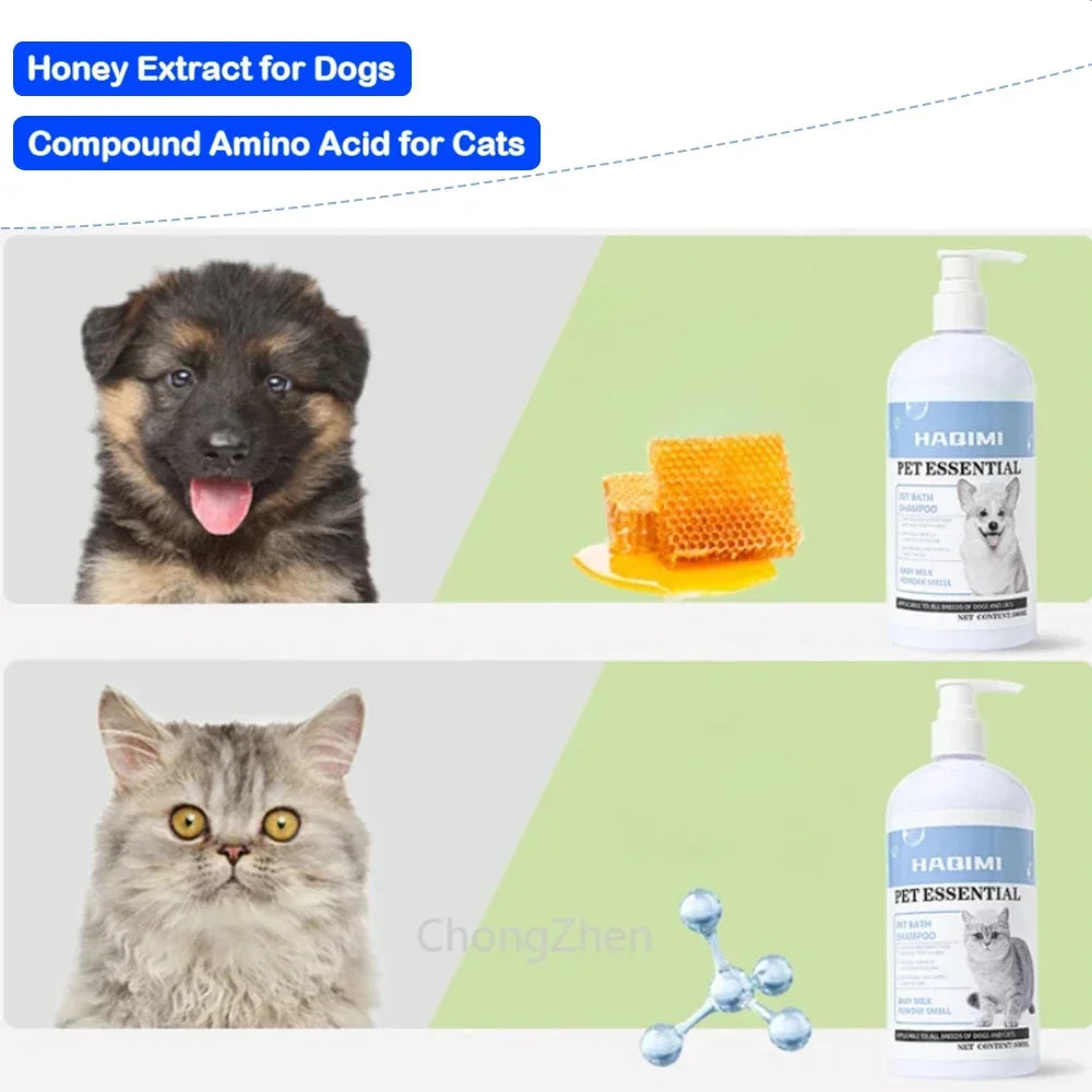 Pet Bath Shampoo 500ml – Gentle & Deodorizing