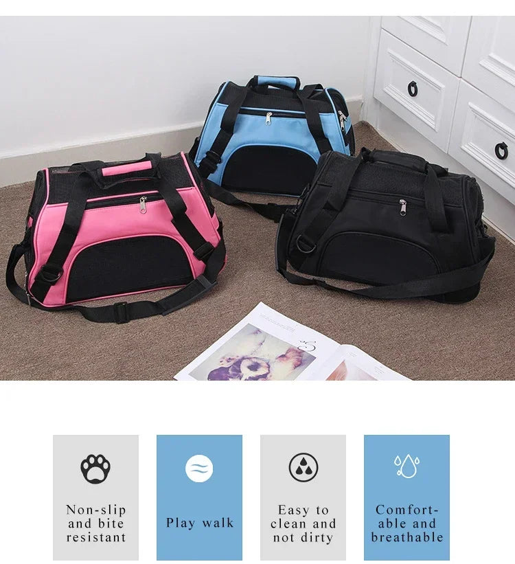 Breathable Mesh Pet Carrier Bag