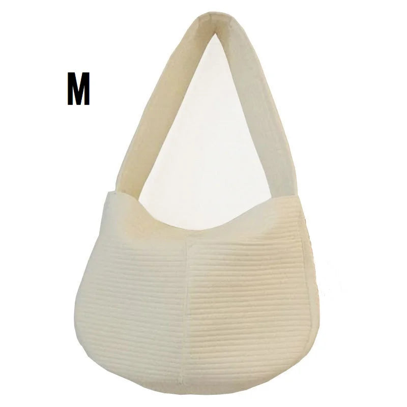 Handmade Bag Pet Carrier Canvas Single Shoulder Sling Comfort Tote Bag Breathable
