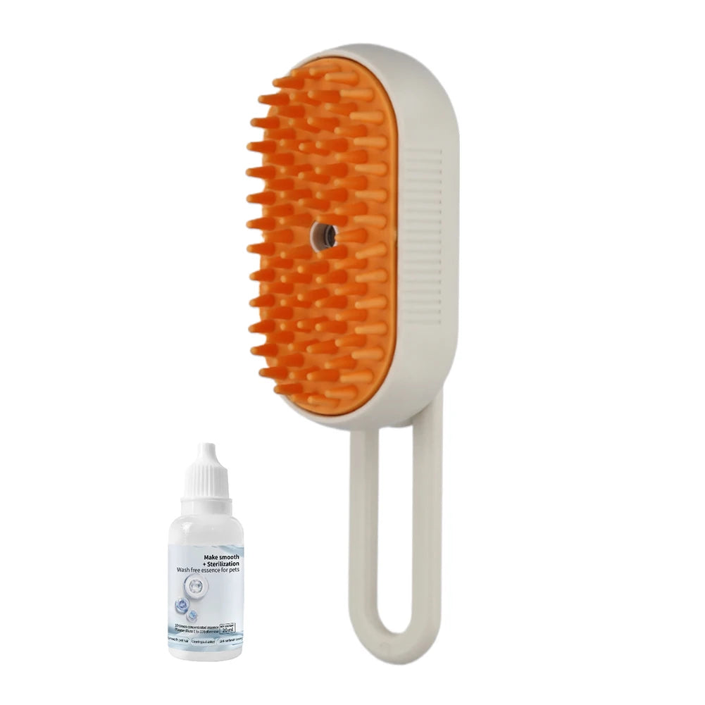 3-in-1 USB Rechargeable Pet Steam Brush