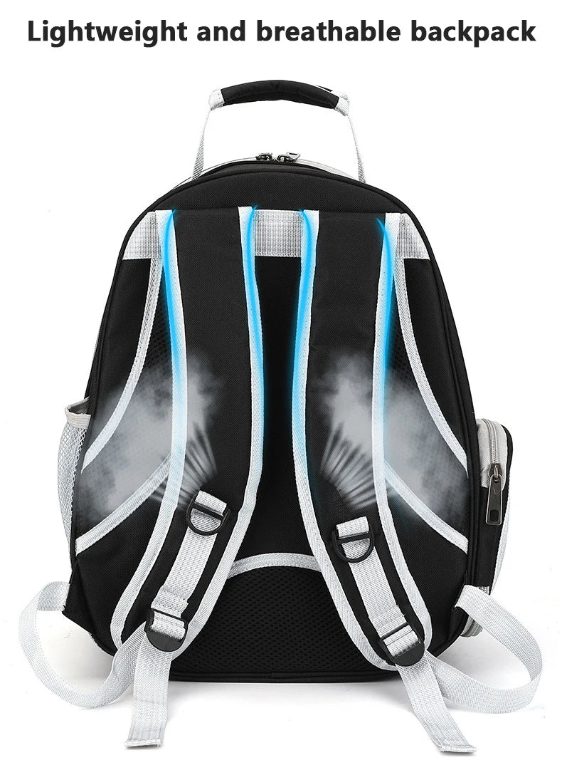 Transparent Pet Backpack – Breathable Cat & Small Dog Carrier, Portable Space Capsule Design