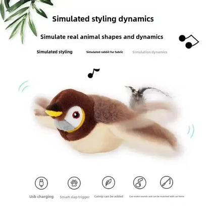 Interactive Catnip Bird Toy for Cats & Dogs