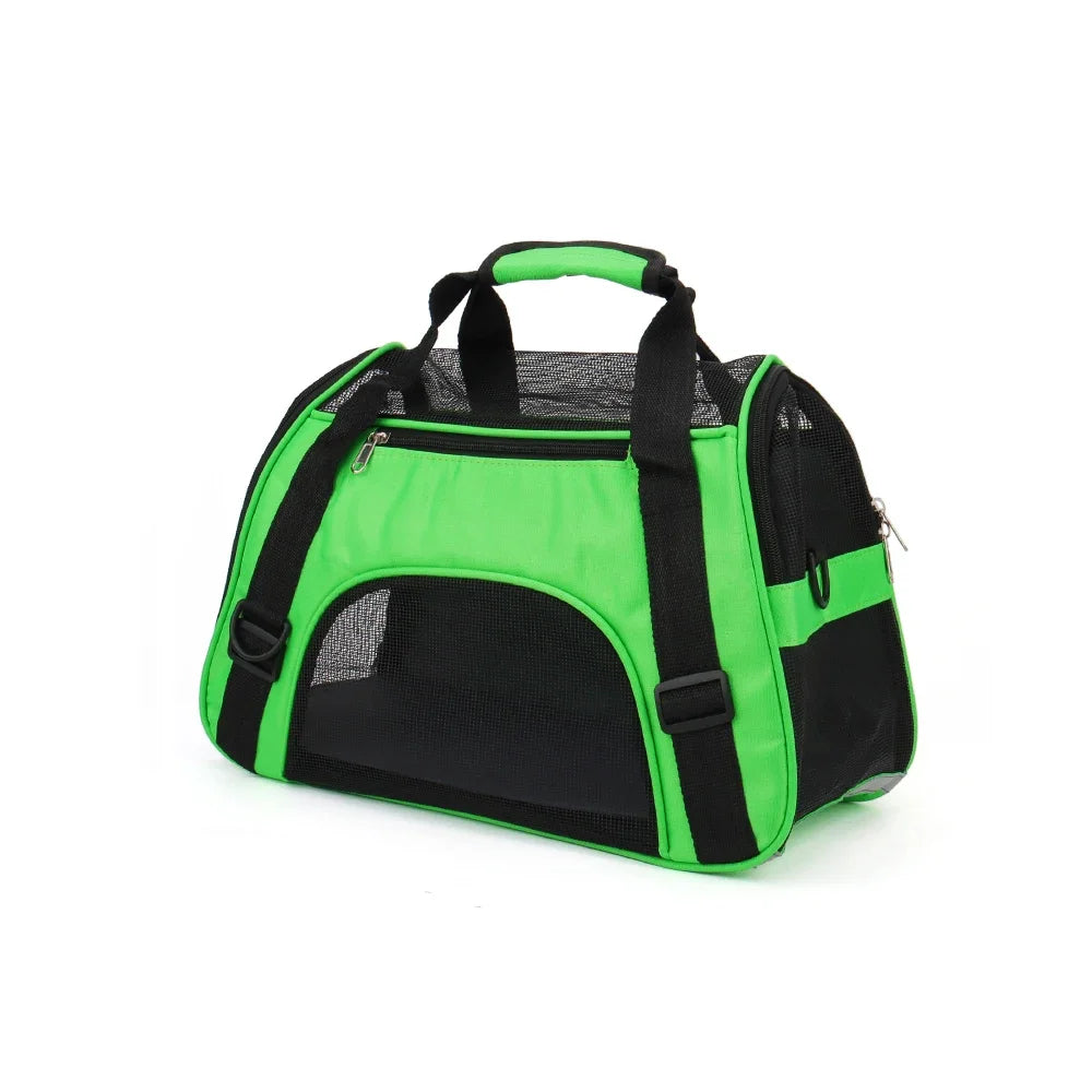 Portable Mesh Pet Carrier Bag