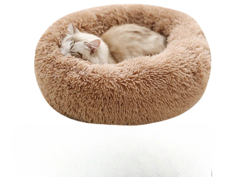 Plush Round Pet Nest Bed