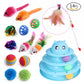 DualPet 20-Piece Cat Toy Set