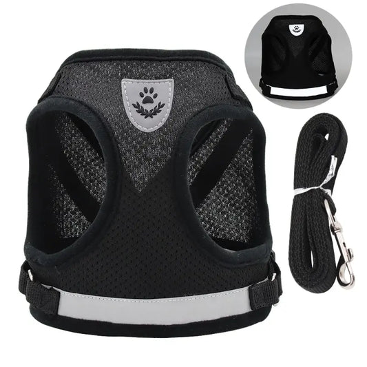 Reflective Mesh Pet Harness