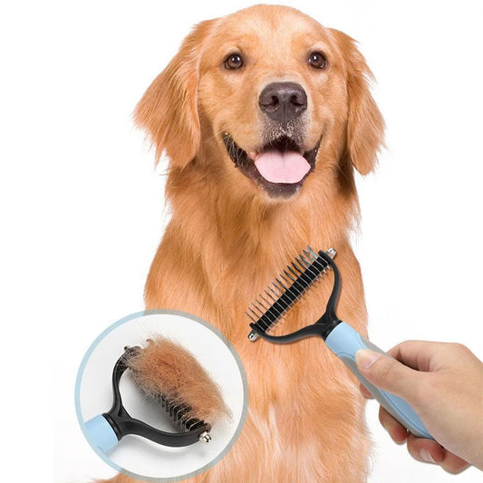 Pet Deshedding & Grooming Brush