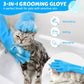 Pet Grooming Hair Removal Gloves
