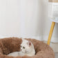 Plush Round Pet Nest Bed