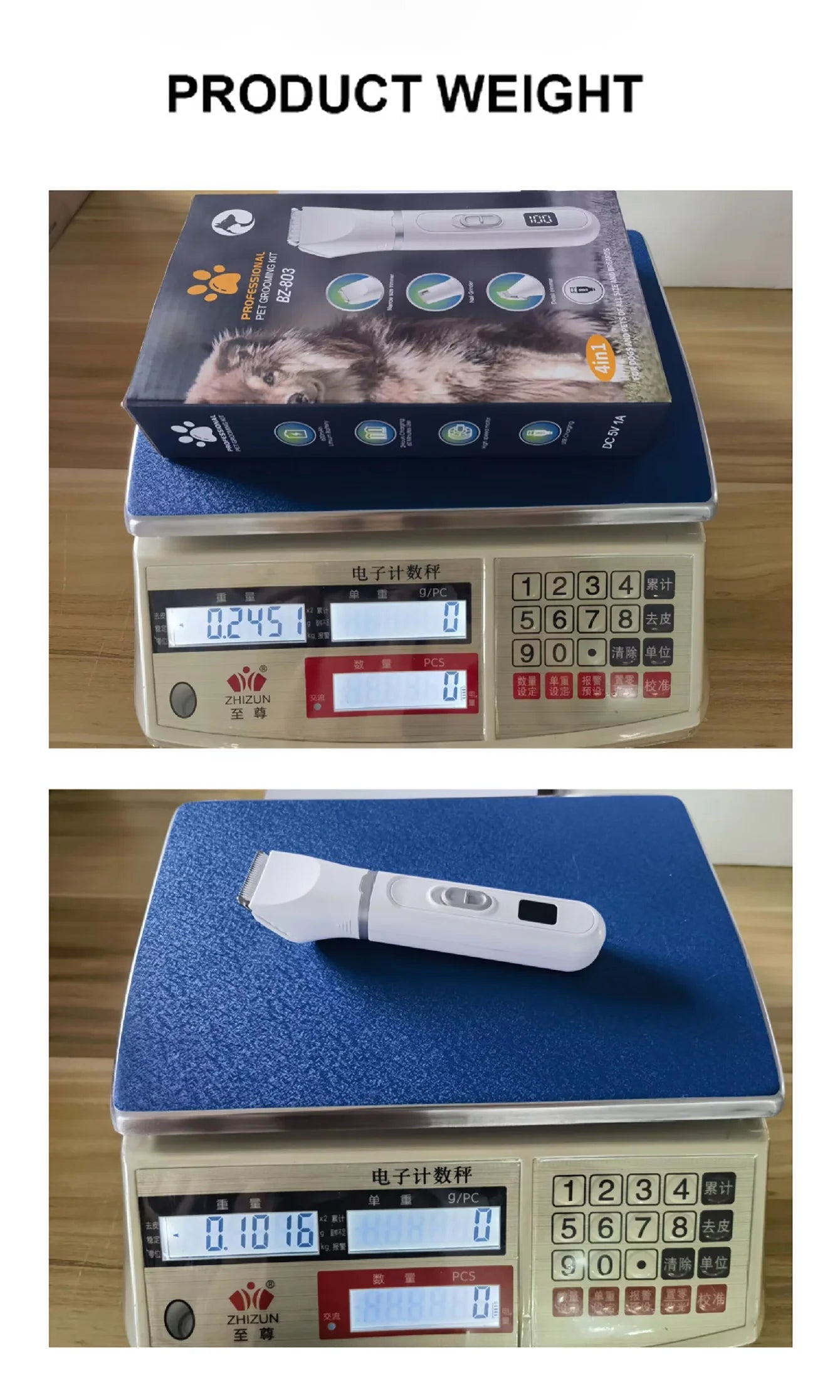 Electric Pet Hair Clipper Rechargeable