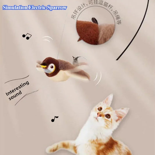 Interactive Catnip Bird Toy for Cats & Dogs