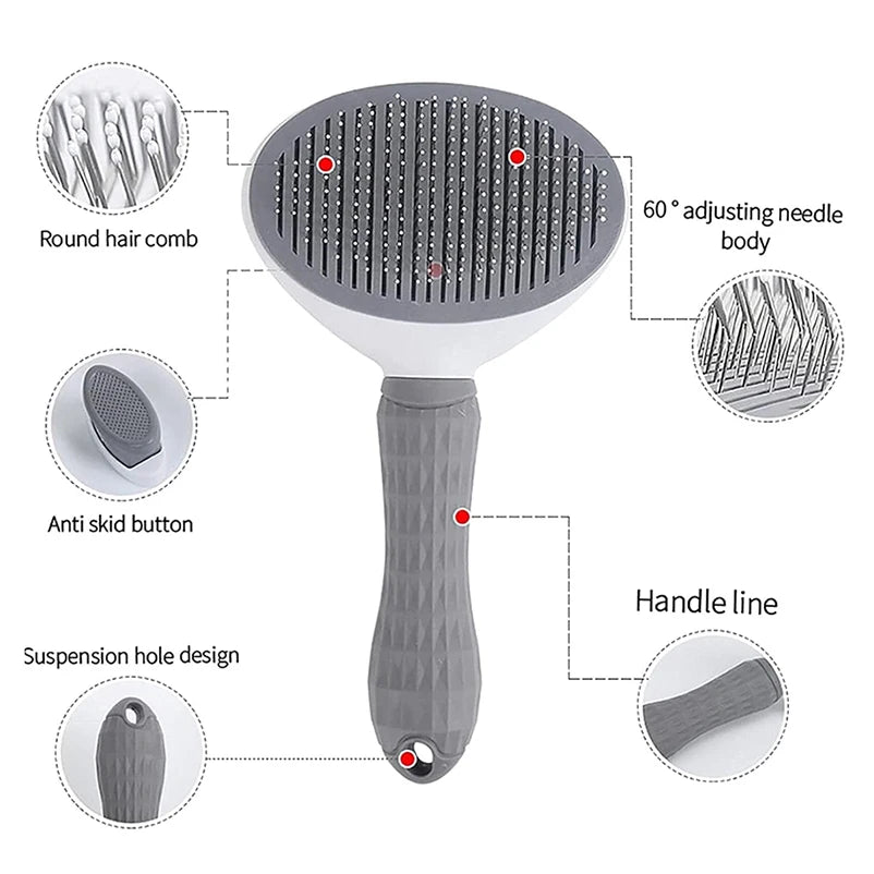 Long-Haired Dog & Cat Grooming Comb