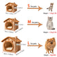 Foldable Washable Pet House Bed