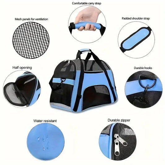 Breathable Mesh Pet Carrier Bag