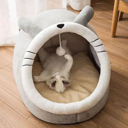 Foldable Cartoon Cat & Dog Bed
