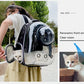 Transparent Pet Backpack – Breathable Cat & Small Dog Carrier, Portable Space Capsule Design
