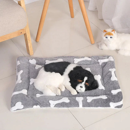 Double-Sided Plush Pet Mat