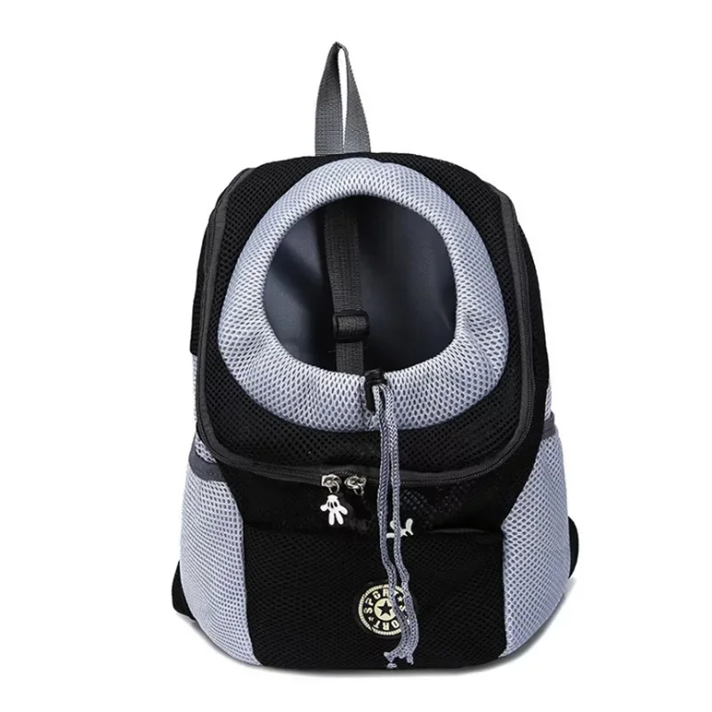 Double-Shoulder Mesh Pet Backpack