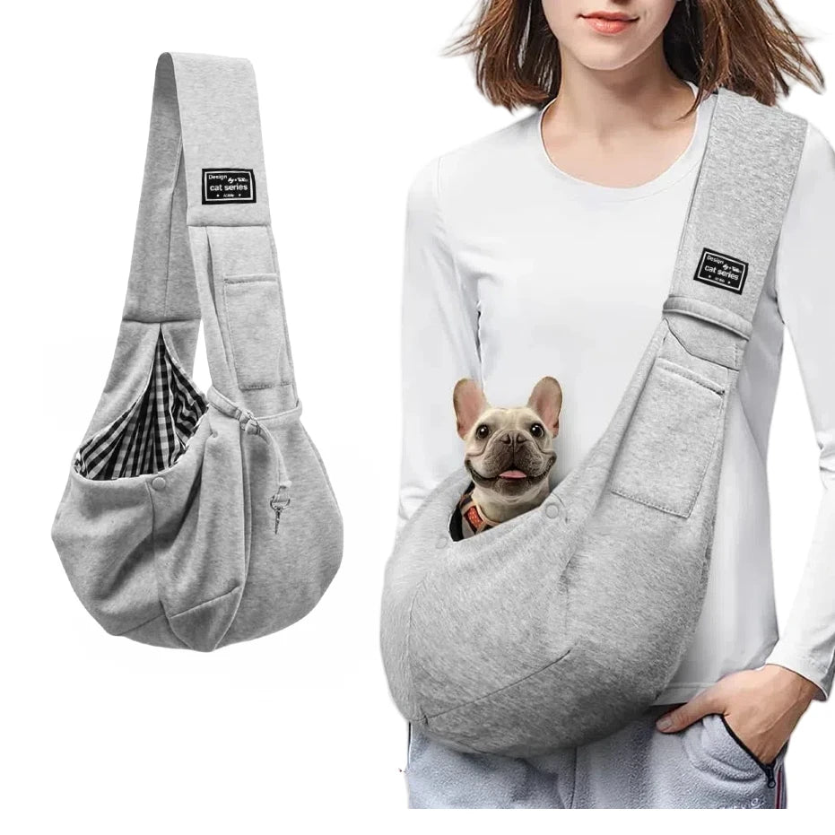 Cotton Crossbody Pet Sling Bag