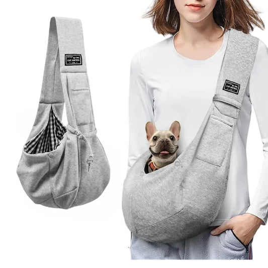 Cotton Crossbody Pet Sling Bag
