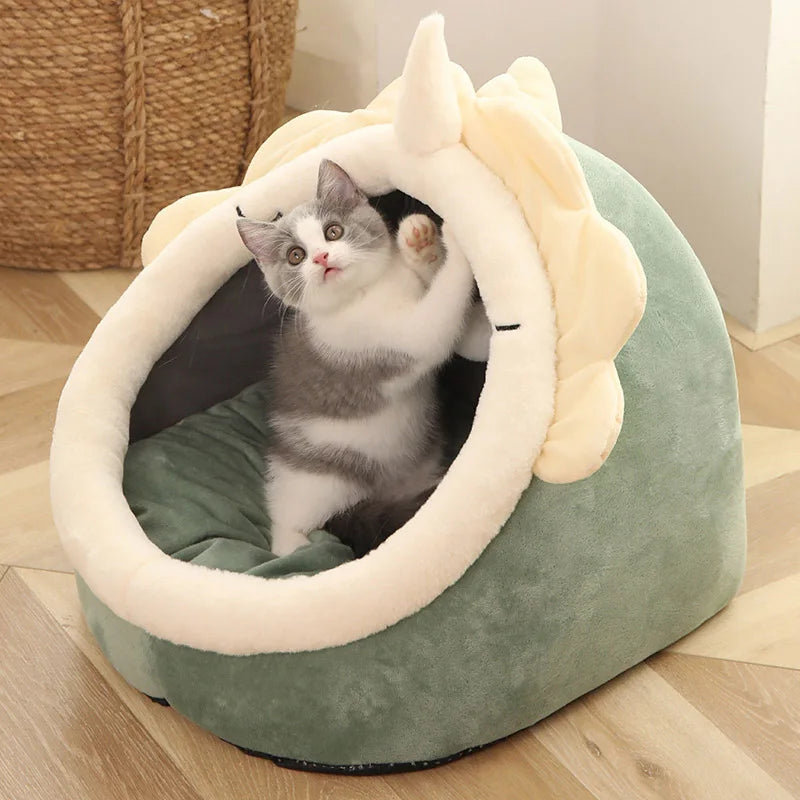 Foldable Cartoon Cat & Dog Bed