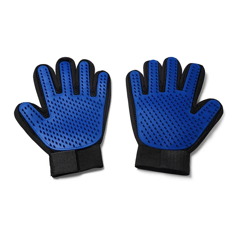 Silicone Pet Grooming Gloves for Cats & Dogs