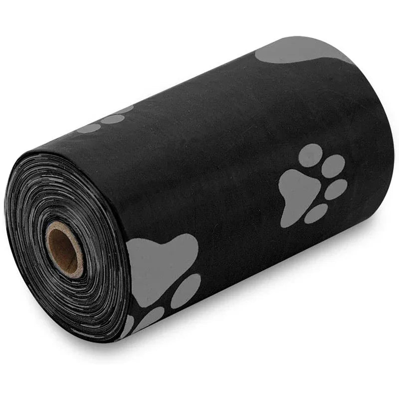 Rolls of Dog Poop Bags – leak-proof, eco-friendly, easy to use. Perfect outdoor pet waste bags