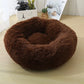 Plush Round Pet Nest Bed