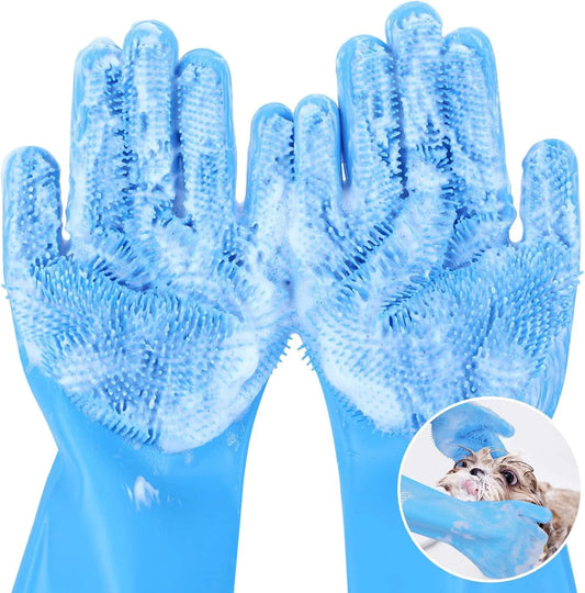 Pet Grooming Hair Removal Gloves