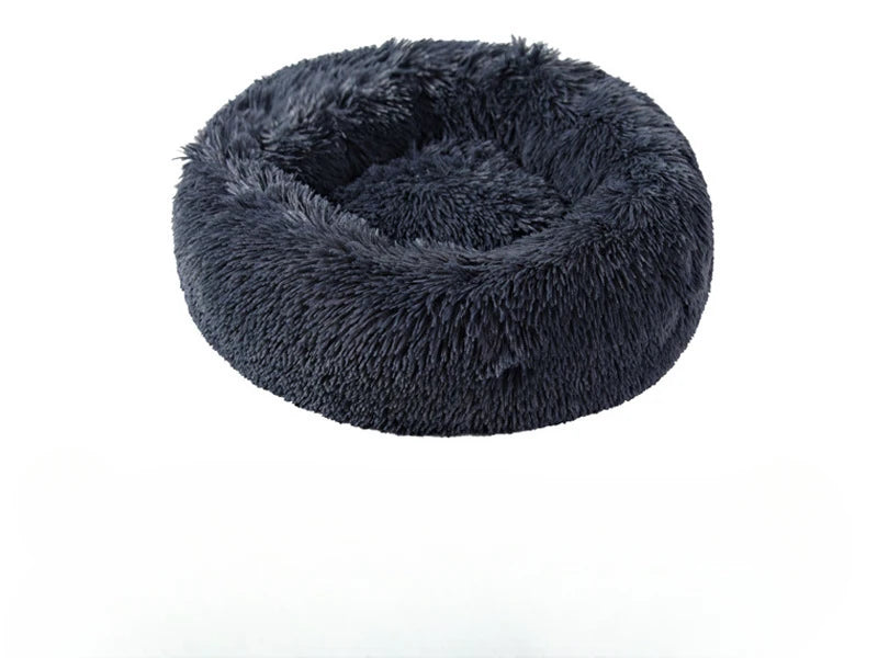 Plush Round Pet Nest Bed
