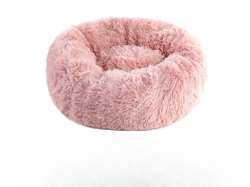Plush Round Pet Nest Bed