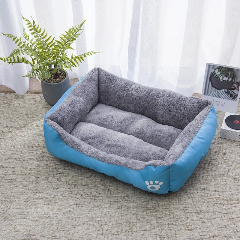 Colorful Square Waterproof Pet Bed