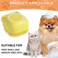 Pet Bathing & Massage Brush with Shampoo Dispenser
