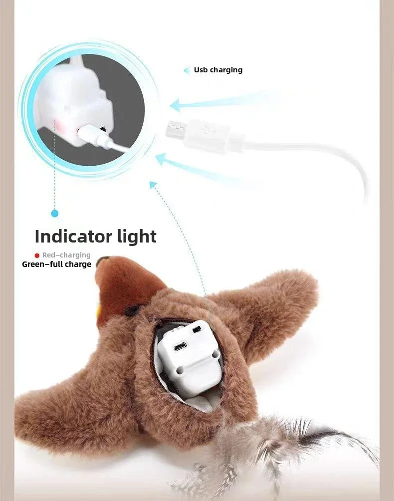 Interactive Catnip Bird Toy for Cats & Dogs