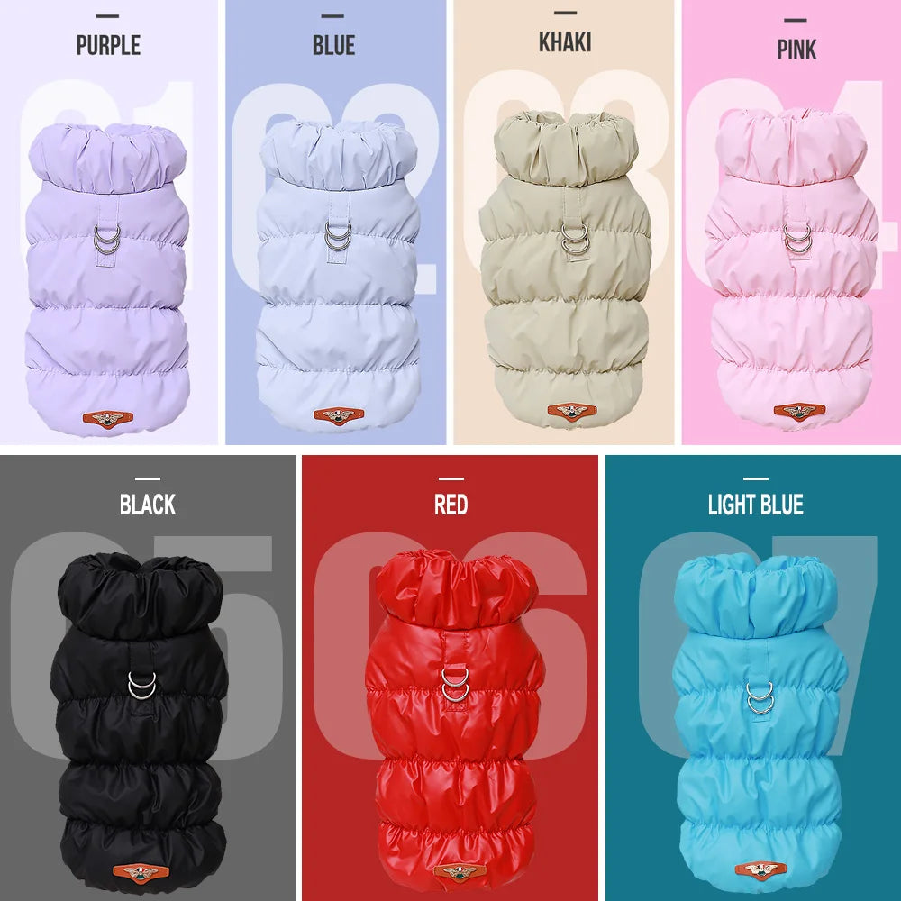 Soft Warm PET Clothes for Winter Padded Coat/Jacket/Vest/ Pet Outfit