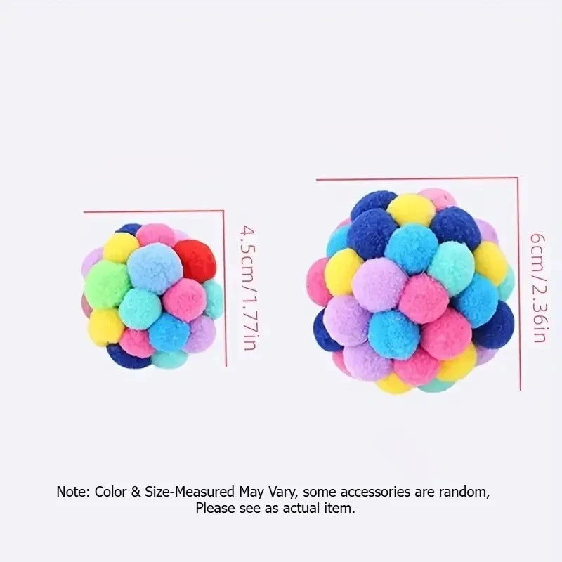 Cat Plush Bell Balls – 1/3 Pack