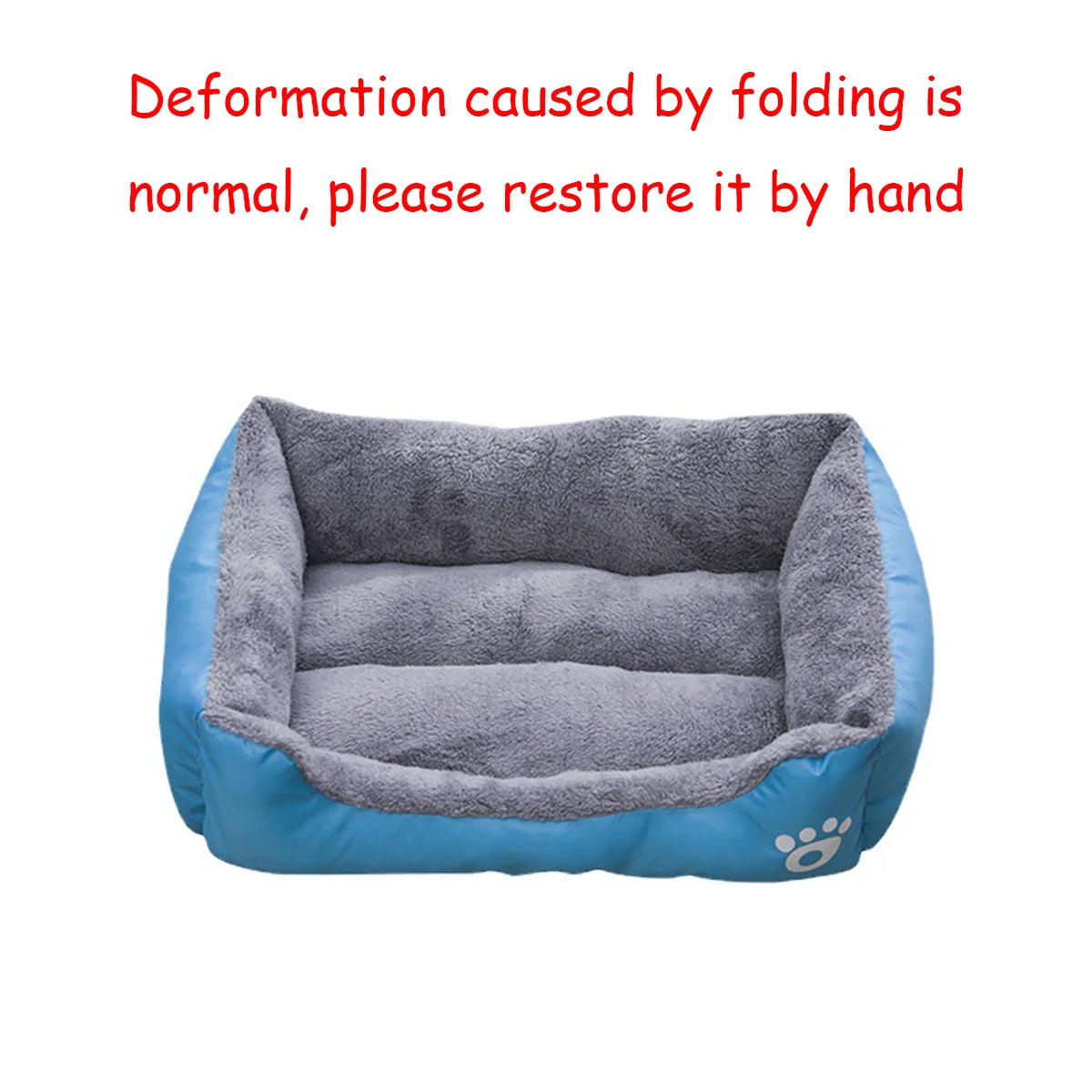 Colorful Square Waterproof Pet Bed