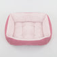 Square Plush Pet Bed for Dogs & Cats