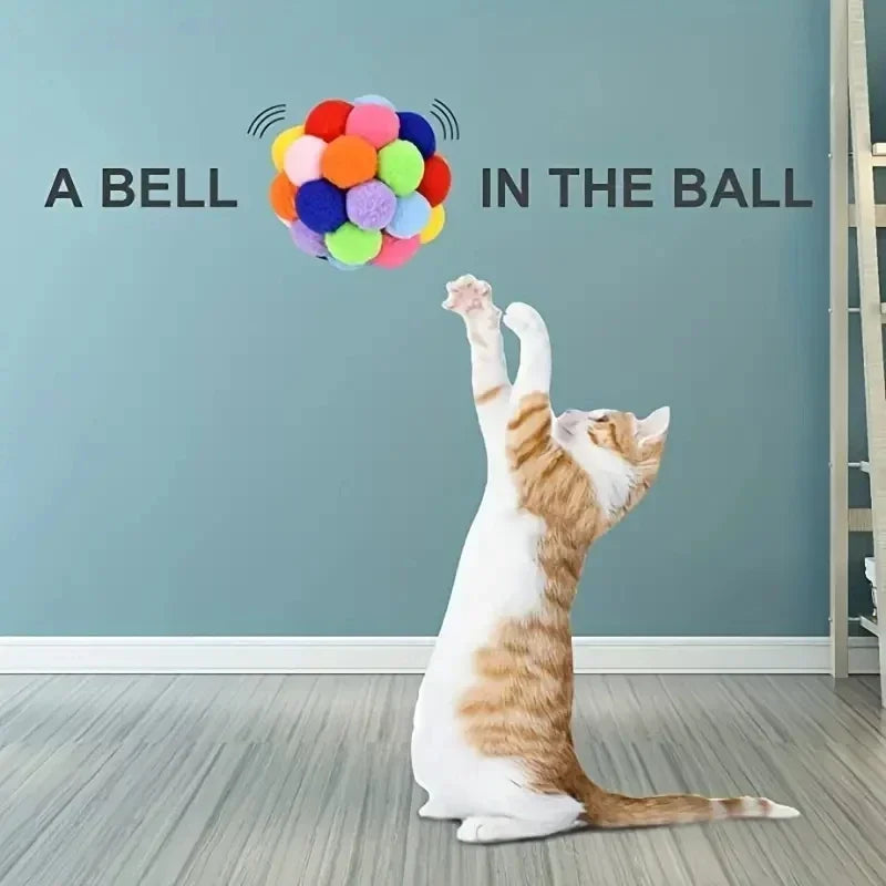 Cat Plush Bell Balls – 1/3 Pack